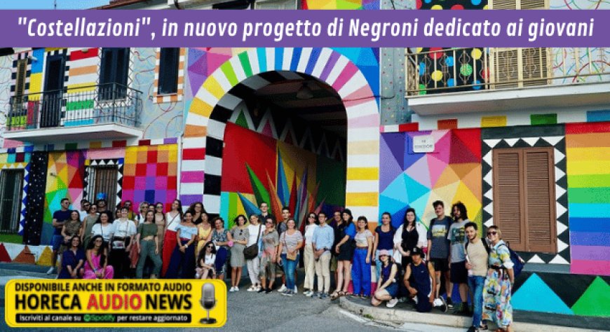 "Costellazioni", in nuovo progetto di Negroni dedicato ai giovani