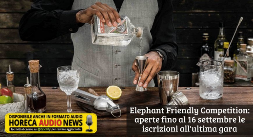 Elephant Friendly Competition: aperte fino al 16 settembre le iscrizioni all'ultima gara