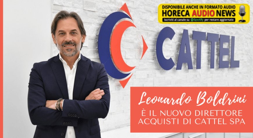 Leonardo Boldrini è il nuovo Direttore acquisti di Cattel SpA