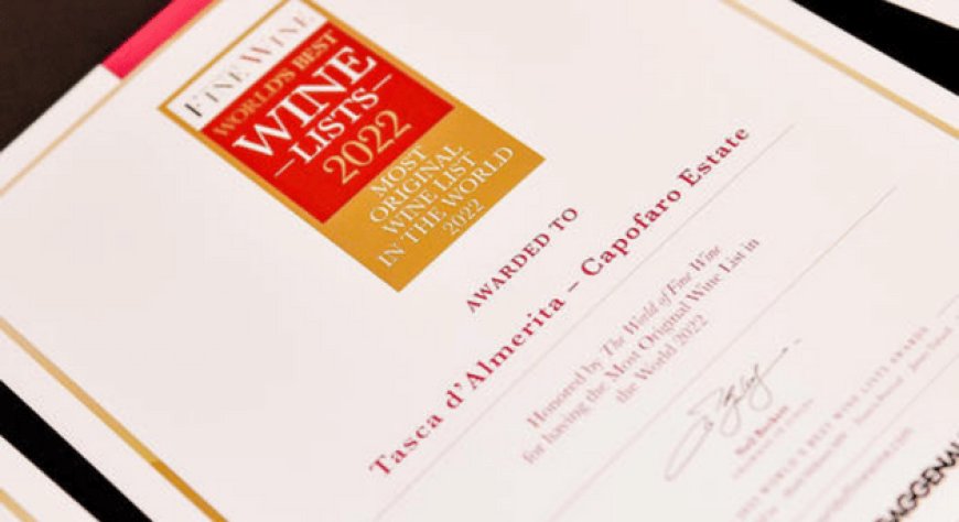 La carta dei vini di Tenuta Capofaro è “The Most Original Wine List in the World” 2022