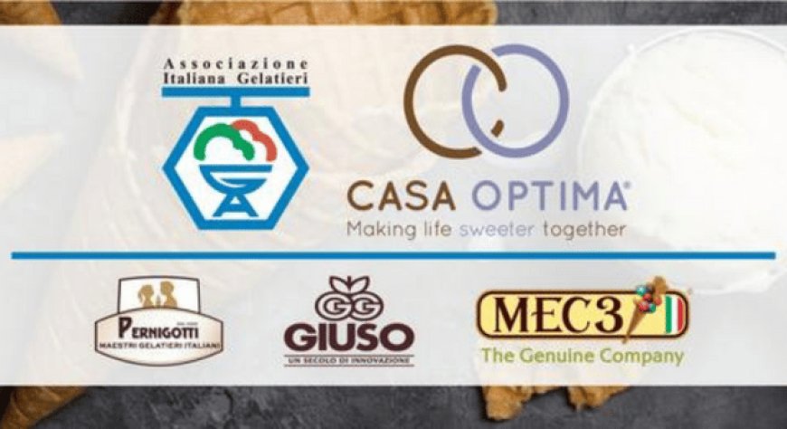 Nasce la partnership tra Casa Optima e l’Associazione Italiana Gelatieri