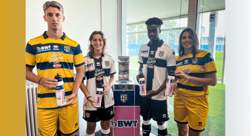 BWT è secondo sponsor del Settore Giovanile, maschile e femminile, del Parma Calcio