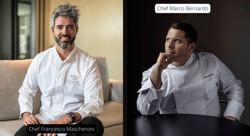 Armani/Ristorante: cena a quattro mani con Francesco Mascheroni e Marco Bernardo