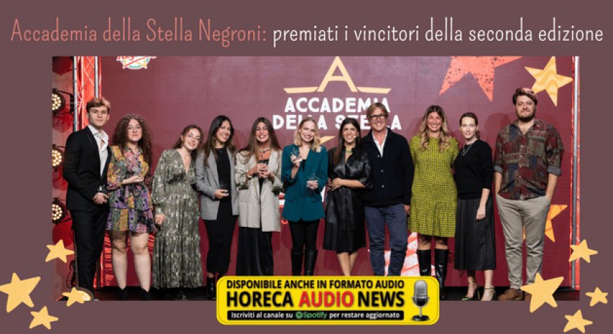 Accademia della Stella Negroni: premiati i vincitori della seconda edizione