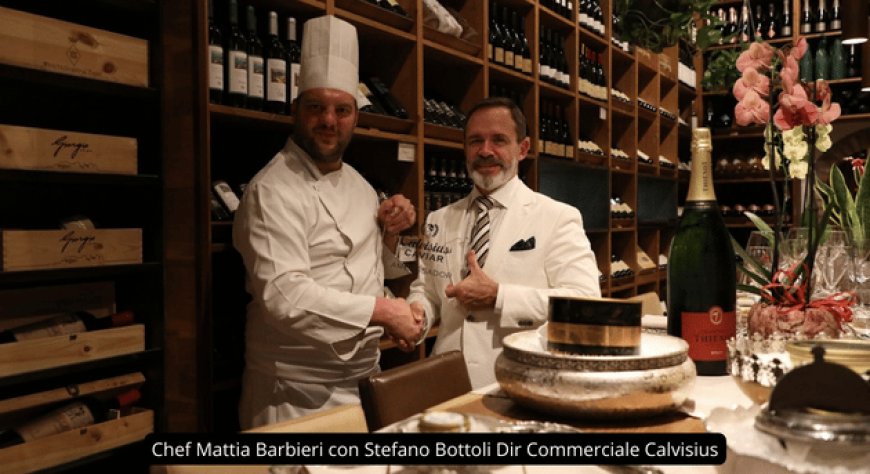 Calvisius nomina Enoteca Centrale e il suo executive Chef Mattia Barbieri Brand Ambassador ufficiali