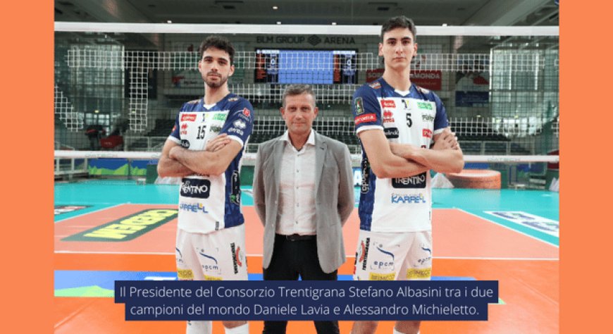 Trentingrana rinnova la sponsorship con Trentino Volley