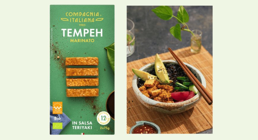 Compagnia Italiana presenta il Tempeh marinato in salsa teriyaki