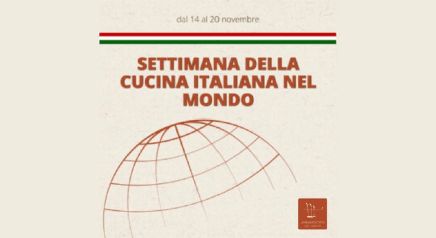 Partita la VII Settimana della Cucina Italiana nel Mondo