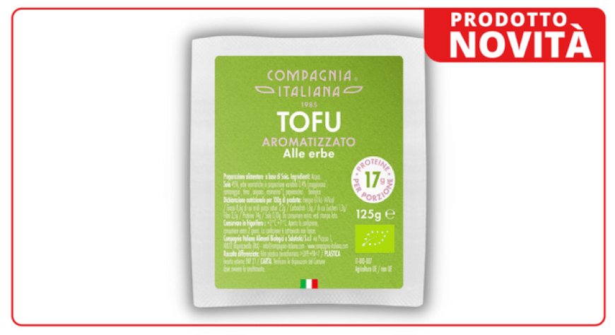 Compagnia Italiana presenta il Tofu aromatizzato alle erbe