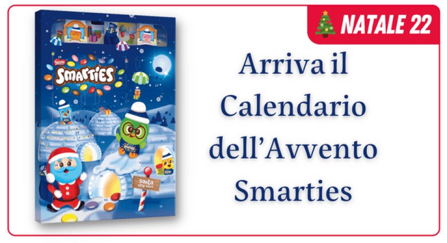Arriva il Calendario dell’Avvento Smarties