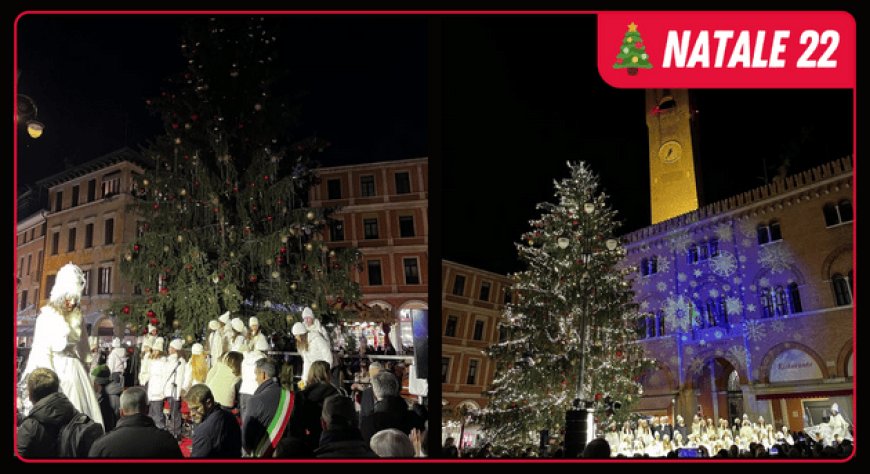 Prosecco DOC sostiene l'inaugurazione dell'albero di Natale di Treviso