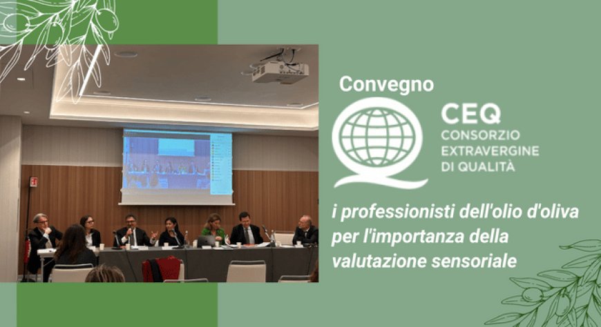 Convegno CEQ: i professionisti dell'olio d'oliva per l'importanza della valutazione sensoriale