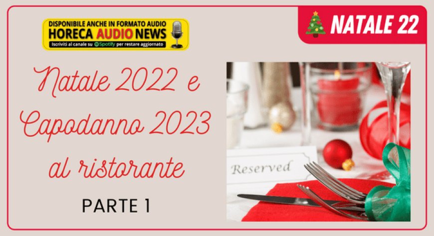Natale 2022 e Capodanno 2023 al ristorante - Parte 1