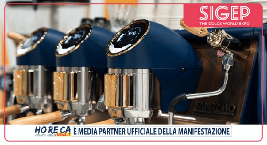 Sanremo Coffee Machines porta a Sigep tecnologia e design italiani