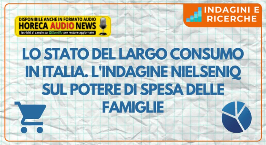 Lo stato del Largo Consumo in Italia. L'indagine NielsenIQ sul potere di spesa delle famiglie