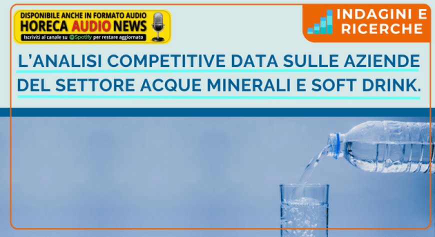 L’analisi Competitive Data sulle aziende del settore acque minerali e soft drink