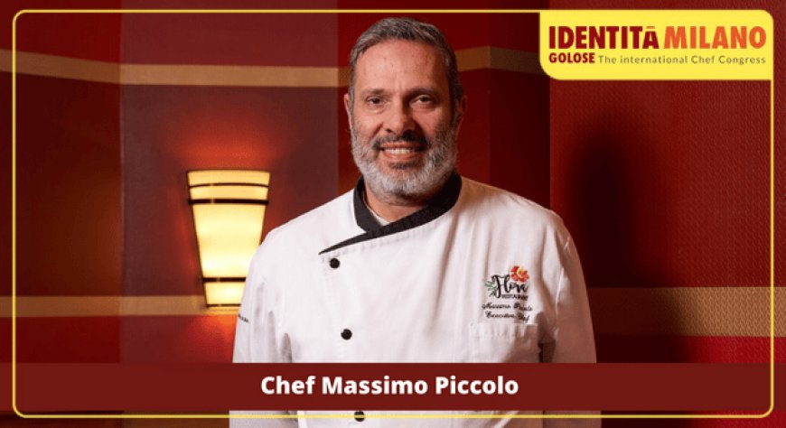 Chef Massimo Piccolo del Flora Restaurant presente a Identità Milano