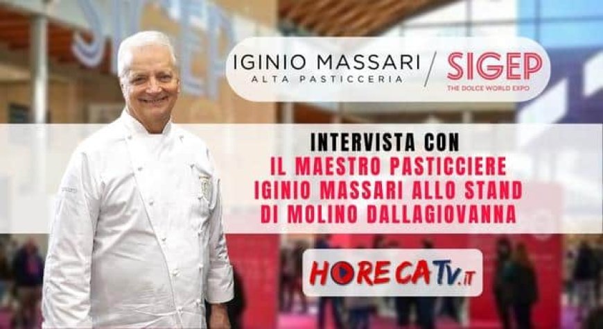 HorecaTv a Sigep 2023. Intervista con il Maestro Pasticciere Iginio Massari