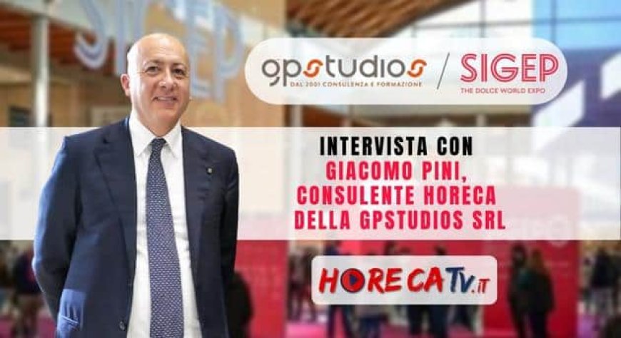 HorecaTv a Sigep 2023. Intervista con Giacomo Pini della Gpstudios srl