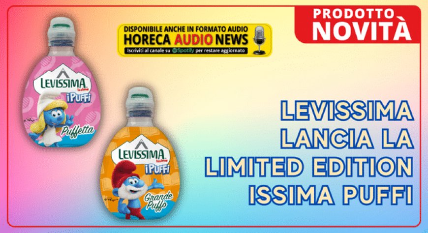 Levissima lancia la limited edition Issima Puffi