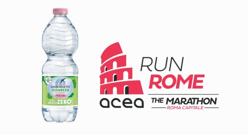 San Benedetto acqua ufficiale di Acea Run Rome The Marathon 2023