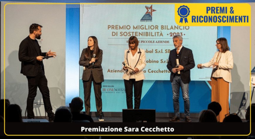 Cecchetto tra i vincitori del Premio Bilancio di Sostenibilità del Corriere della Sera