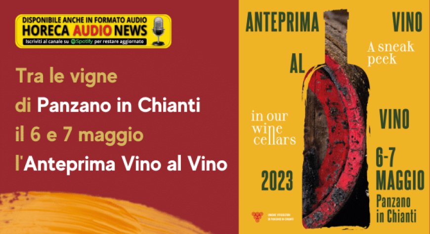 Tra le vigne di Panzano in Chianti il 6 e 7 maggio l'Anteprima Vino al Vino