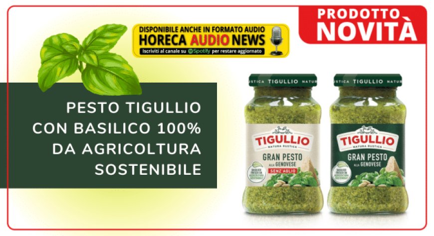 Pesto Tigullio con Basilico 100% da agricoltura sostenibile