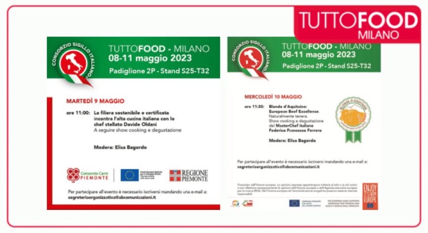 Consorzio Sigillo Italiano: la carne sostenibile e certificata a TuttoFood 2023