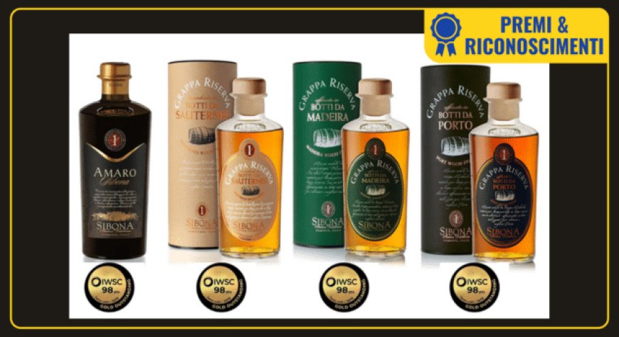 Distilleria Sibona premiata al prestigiosissimo concorso internazionale IWSC