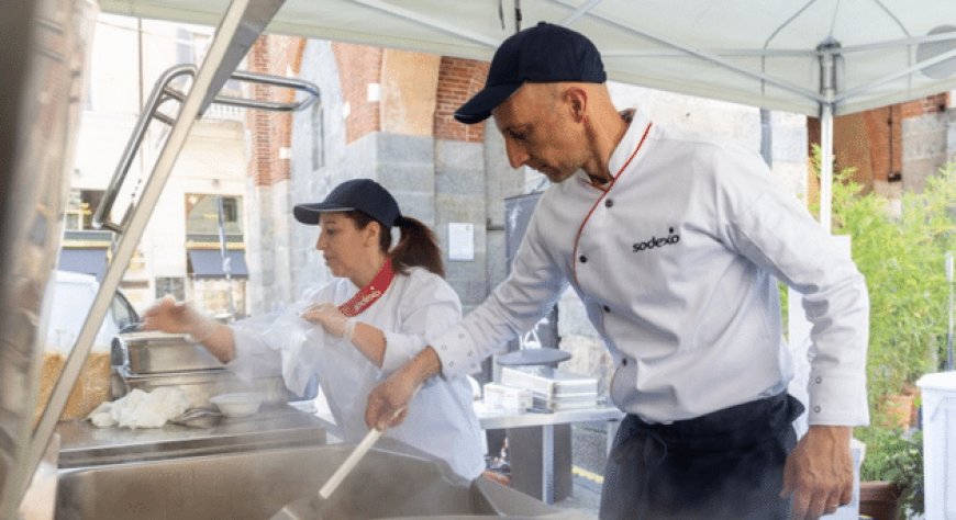 Sodexo, cucinati in piazza a Monza oltre 40 kg di riso
