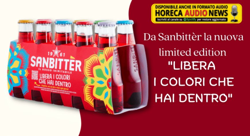 Da Sanbittèr la nuova limited edition "Libera i colori che hai dentro"