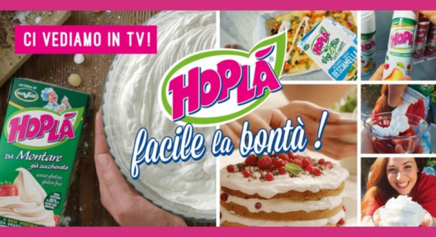 Hoplà, a breve on air il nuovo spot sui canali Mediaset e Discovery TV