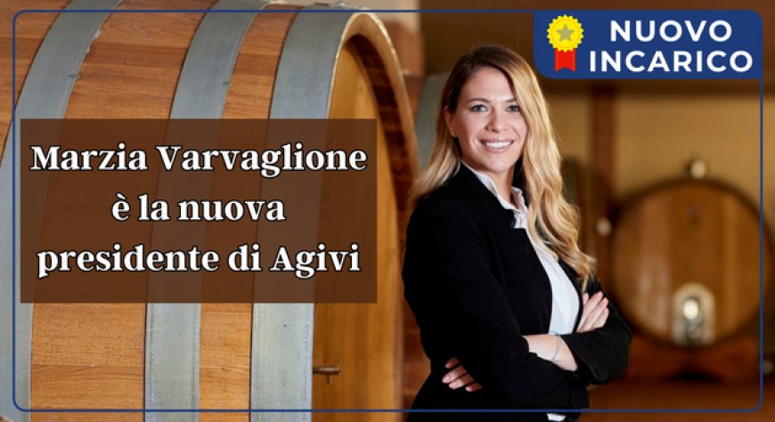 Marzia Varvaglione è la nuova presidente di Agivi