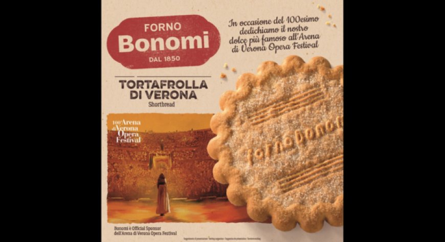 Forno Bonomi con la sua Tortafrolla è sponsor ufficiale del 100° Arena Opera Festival 2023