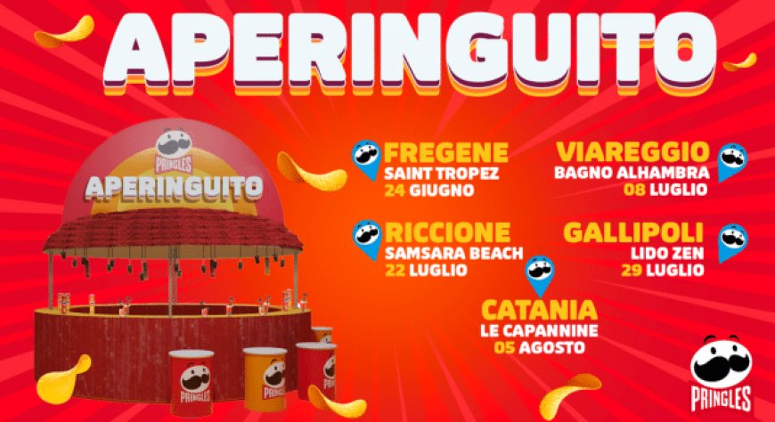 Riparte il tour di Pringles sulle più iconiche spiagge italiane