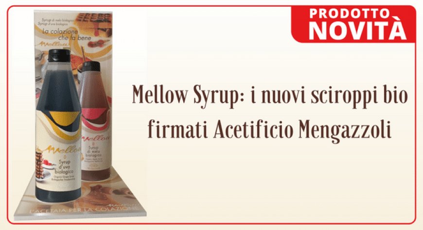Mellow Syrup: i nuovi sciroppi bio firmati Acetificio Mengazzoli