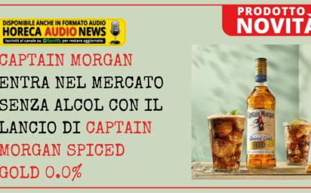 Captain Morgan entra nel mercato senza alcol con il lancio di Captain Morgan Spiced Gold 0.0%