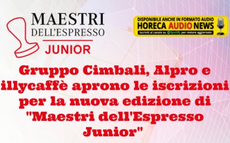Gruppo Cimbali, Alpro e illycaffè aprono le iscrizioni per la nuova edizione di "Maestri dell'Espresso Junior"