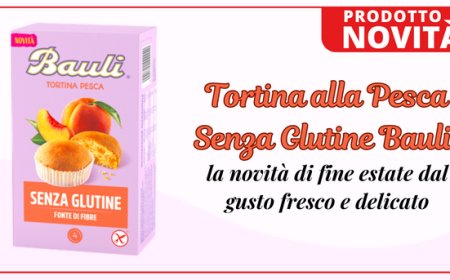 Tortina alla Pesca Senza Glutine Bauli: la novità di fine estate dal gusto fresco e delicato