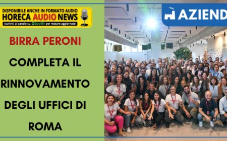 Birra Peroni completa il rinnovamento degli uffici di Roma