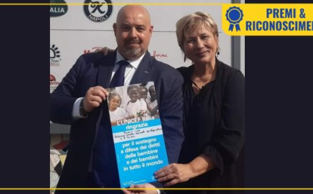 A Rosario Lopa riconoscimento Unicef Campania