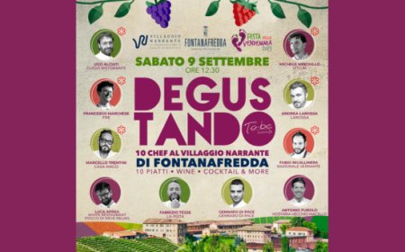 Chef Francesco Marchese tra i protagonisti della Festa della Vendemmia al Villaggio Narrante di Fontanafredda