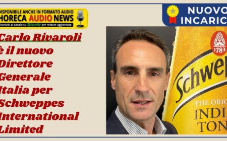 Carlo Rivaroli è il nuovo Direttore Generale Italia per Schweppes International Limited