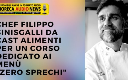 Chef Filippo Sinisgalli da Cast Alimenti per un corso dedicato ai menù "zero sprechi"