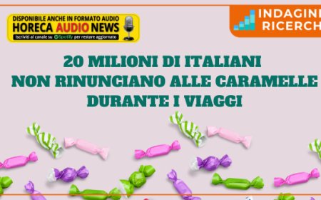 20 milioni di italiani non rinunciano alle caramelle durante i viaggi
