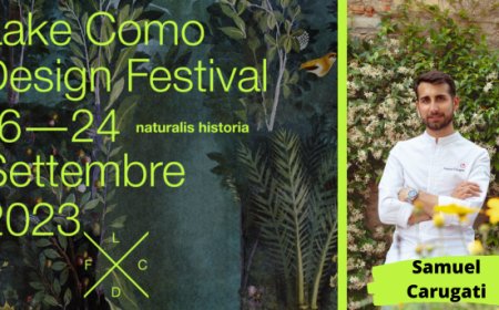 Lake Como Design Festival : Piazzetta allestisce un temporary cafè a Villa Olmo