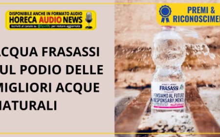 Acqua Frasassi sul podio delle migliori acque naturali