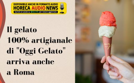 Il gelato 100% artigianale di "Oggi Gelato" arriva anche a Roma
