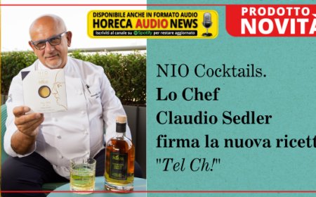 NIO Cocktails. Lo Chef Claudio Sedler firma la nuova ricetta "Tel Ch!"